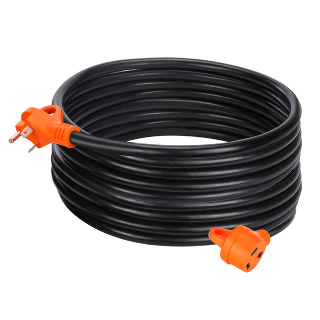 Dylux 30 Amp 3-Wire RV Extension Cord with Handle– 25/30 Feet Heavy-Duty Cable with W/ Handles