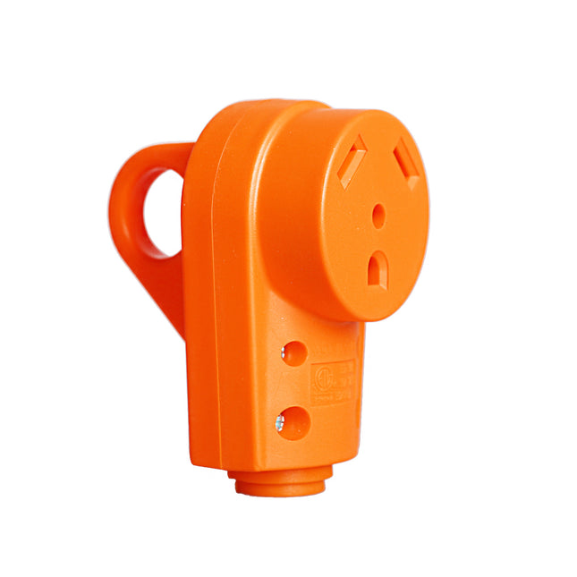 Dylux 30 Amp RV Replacement Power Plug with Handle - Molded Construction