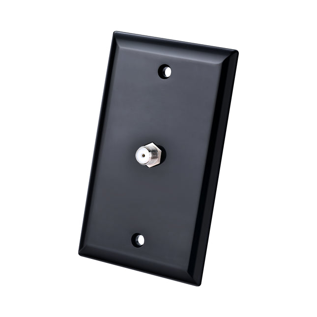 F81 Wall Plate with A 1 to 2 Splitter on the Backside