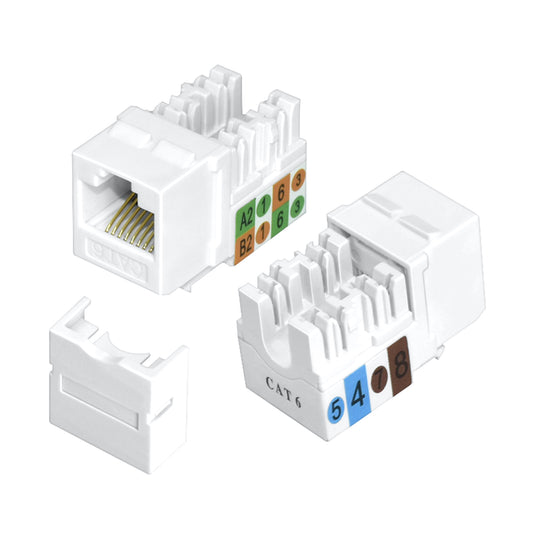 Unshielded RJ45 Cat6 Keystone Jack 90 Degree